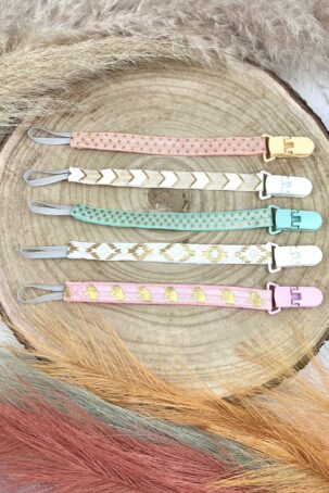 Lot de 5 attaches tétines