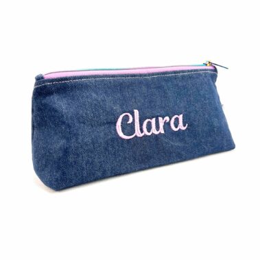 Trousse brodée Clara