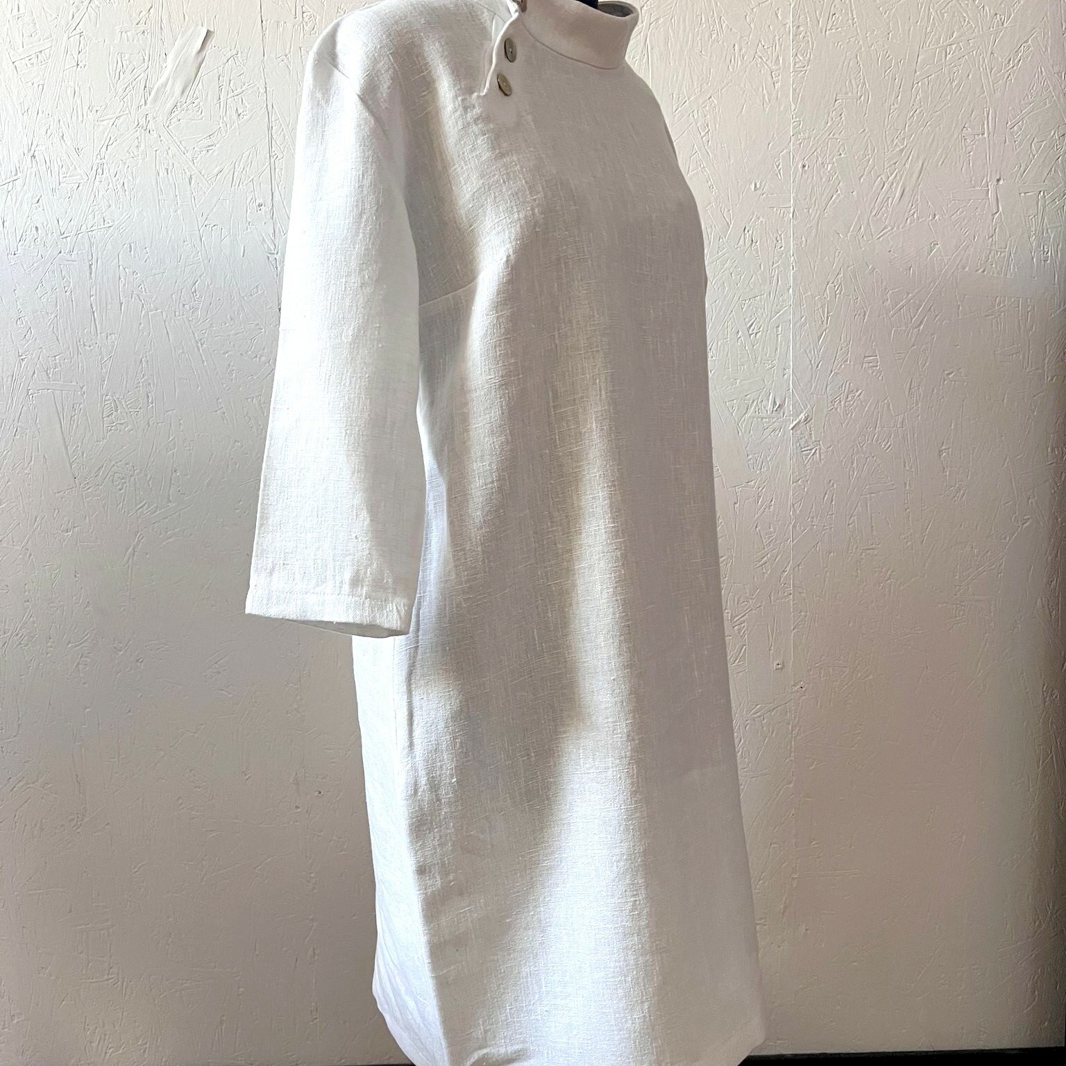 Robe sur-mesure en lin