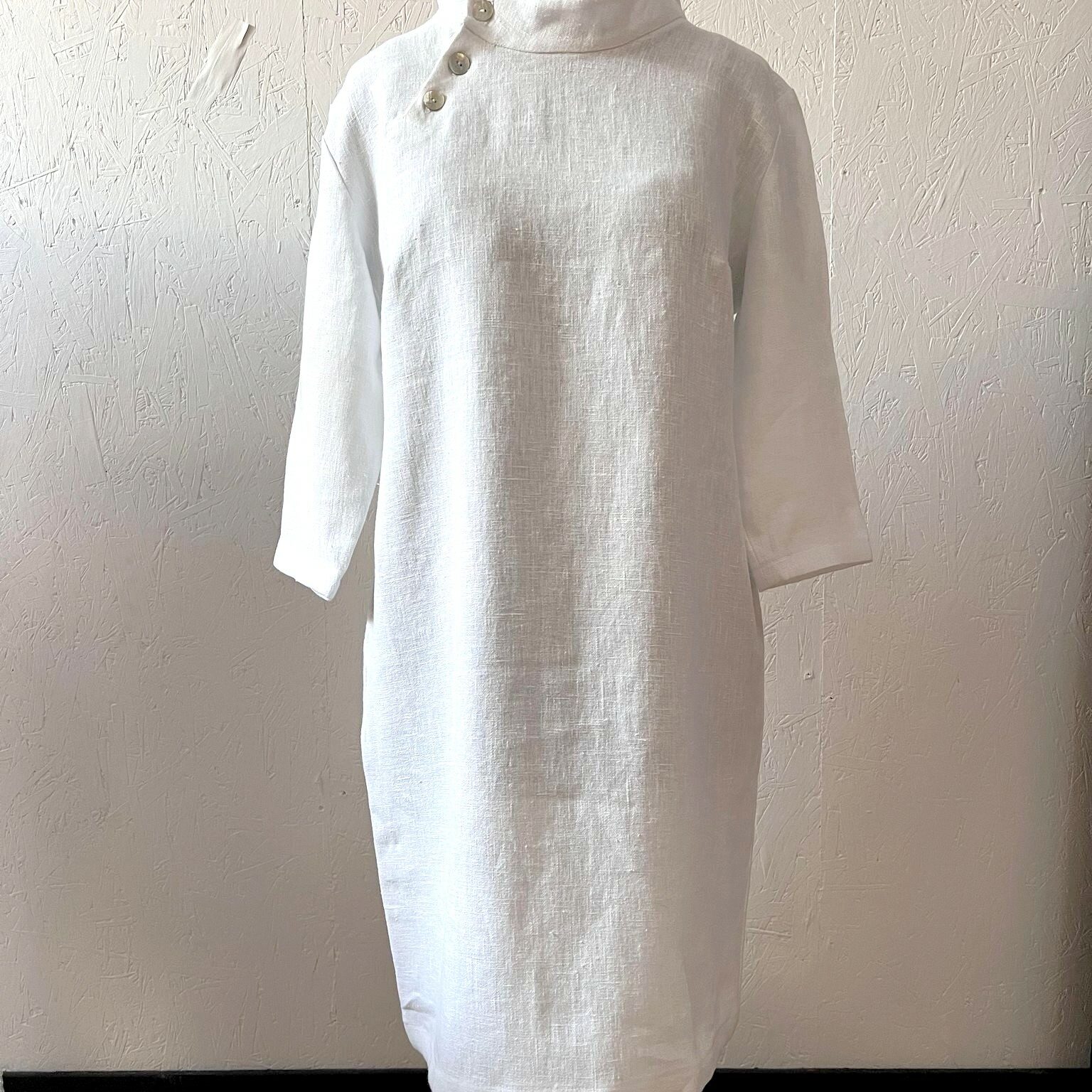 Robe sur-mesure en lin