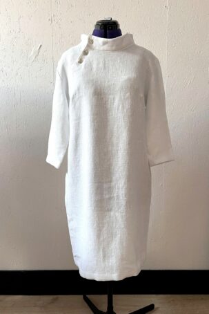 Robe sur-mesure en lin