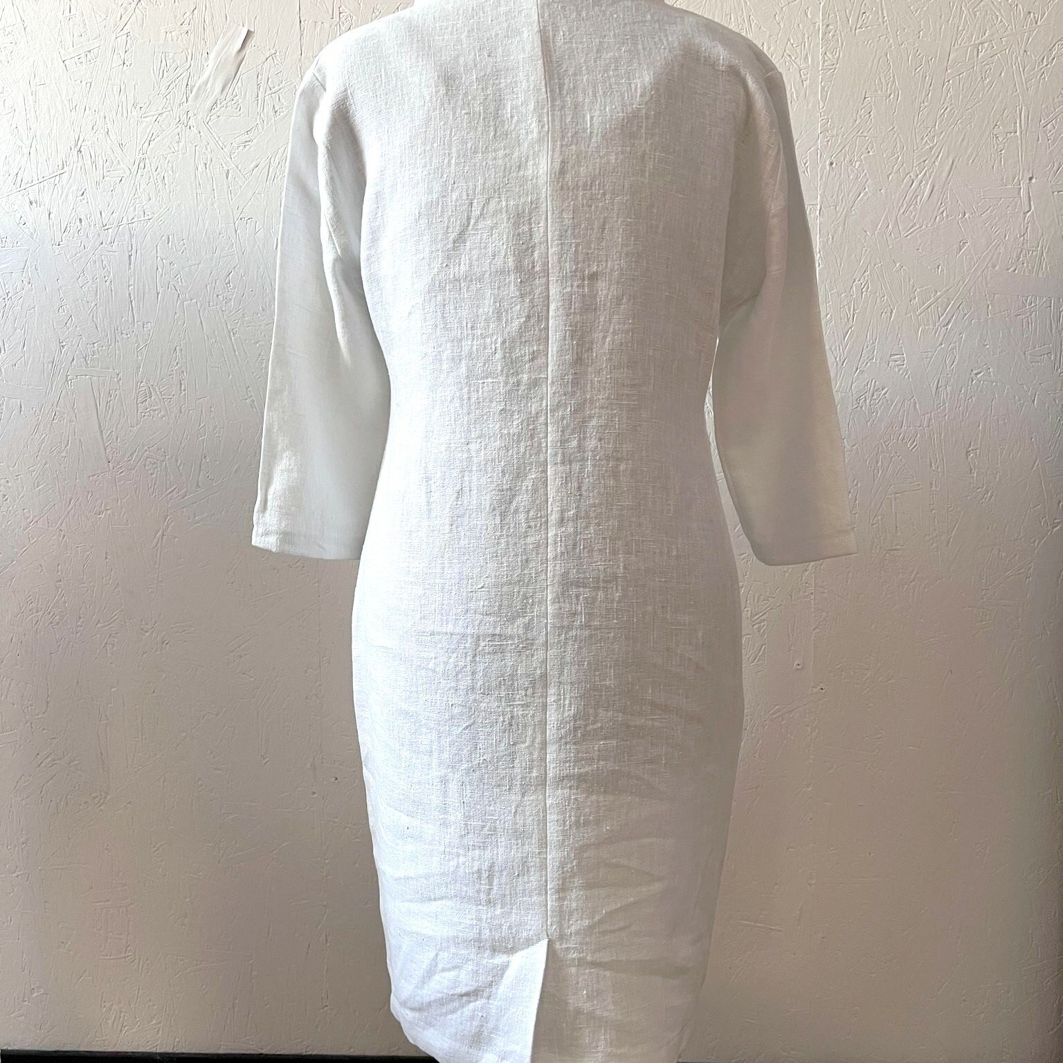 Robe sur-mesure en lin