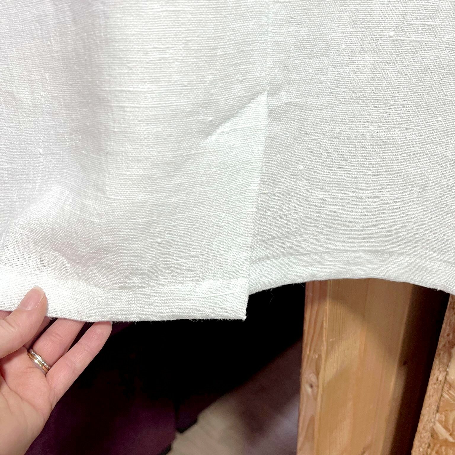 Robe sur-mesure en lin