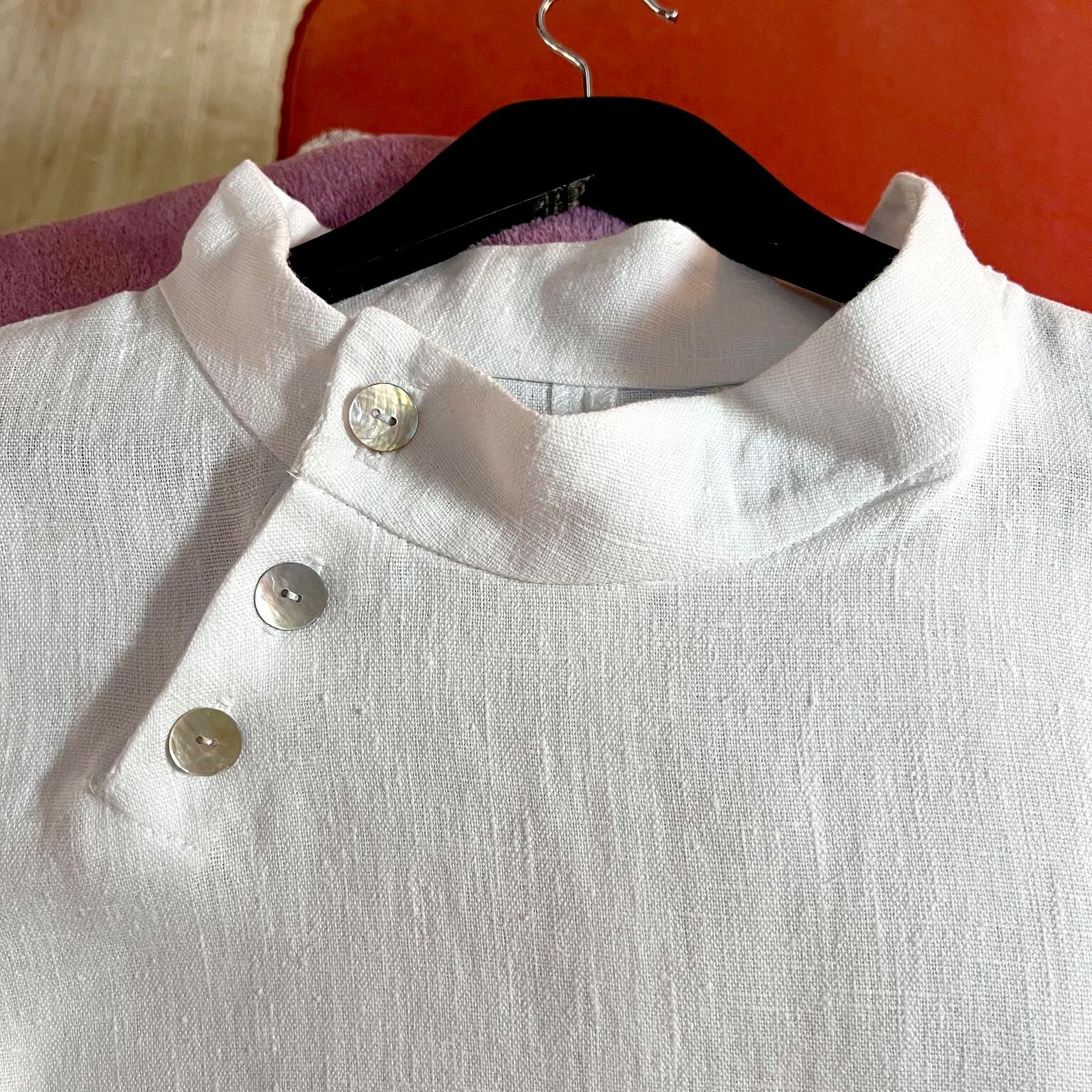 Robe sur-mesure en lin