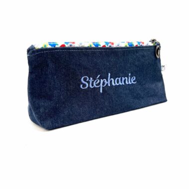 Trousse brodée Stéphanie