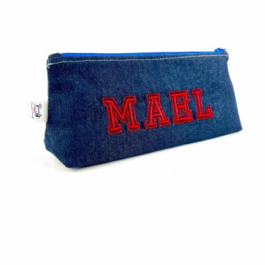 Trousse brodée Mael