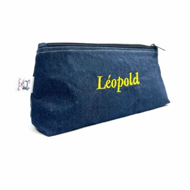 Trousse brodée Léopold