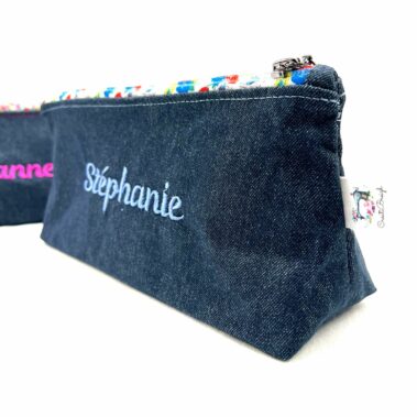 Trousse brodée Stéphanie