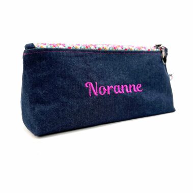 Trousse brodée Noranne