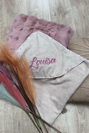 Cape de bain brodée de Créatibreizh