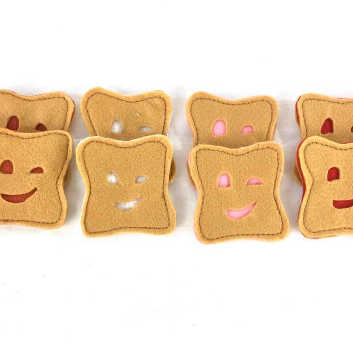 Chocos BN en feutrine