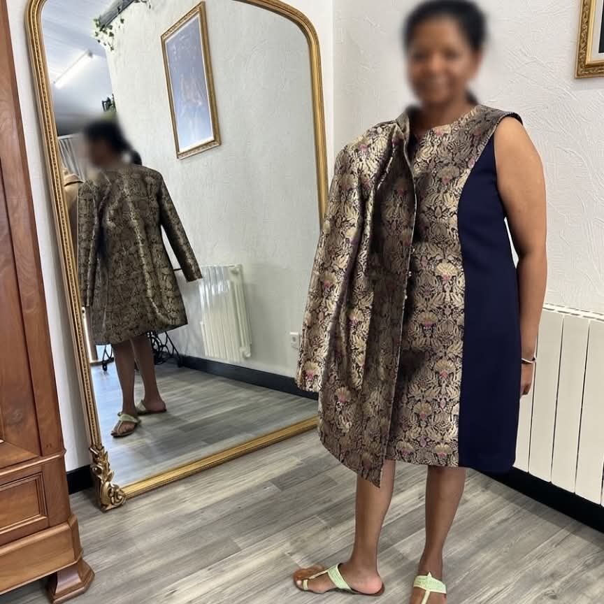 Ensemble Veste et robe sur mesure par CréatiBreizh