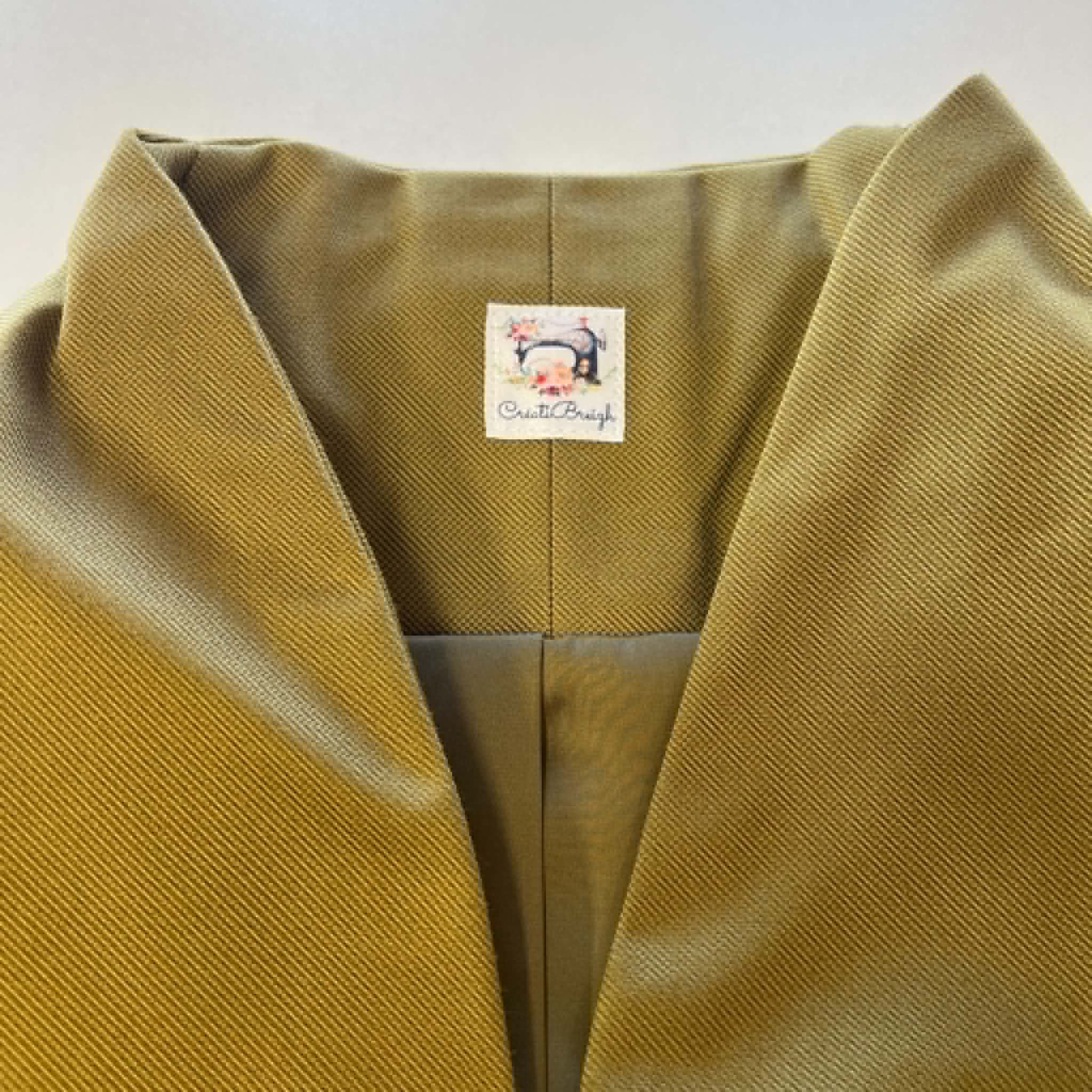 Veste sur mesure de Josiane par CréatiBreizh