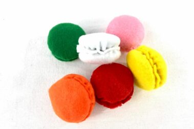 Macarons en feutrine