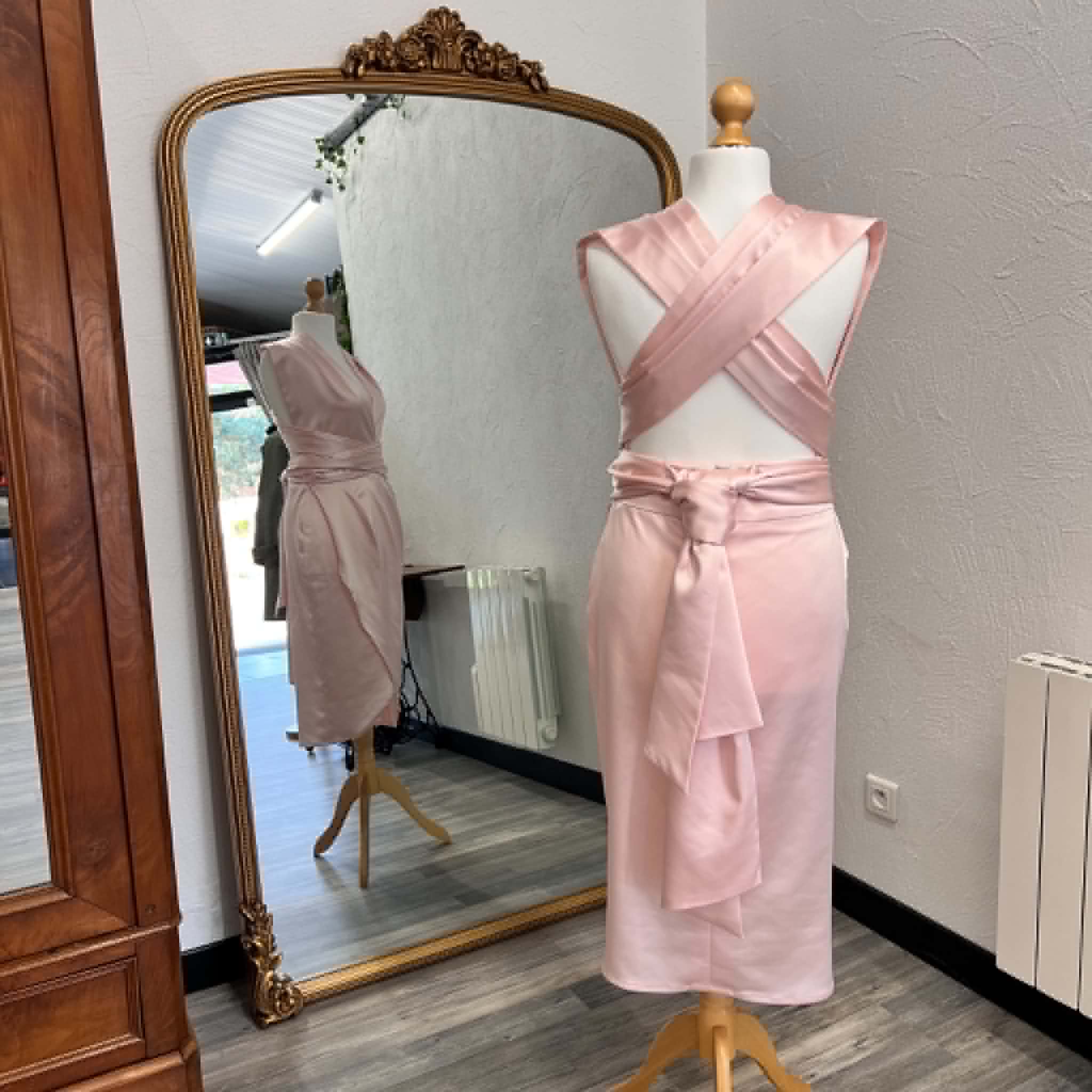 Robe de cocktail sur mesure CréatiBreizh