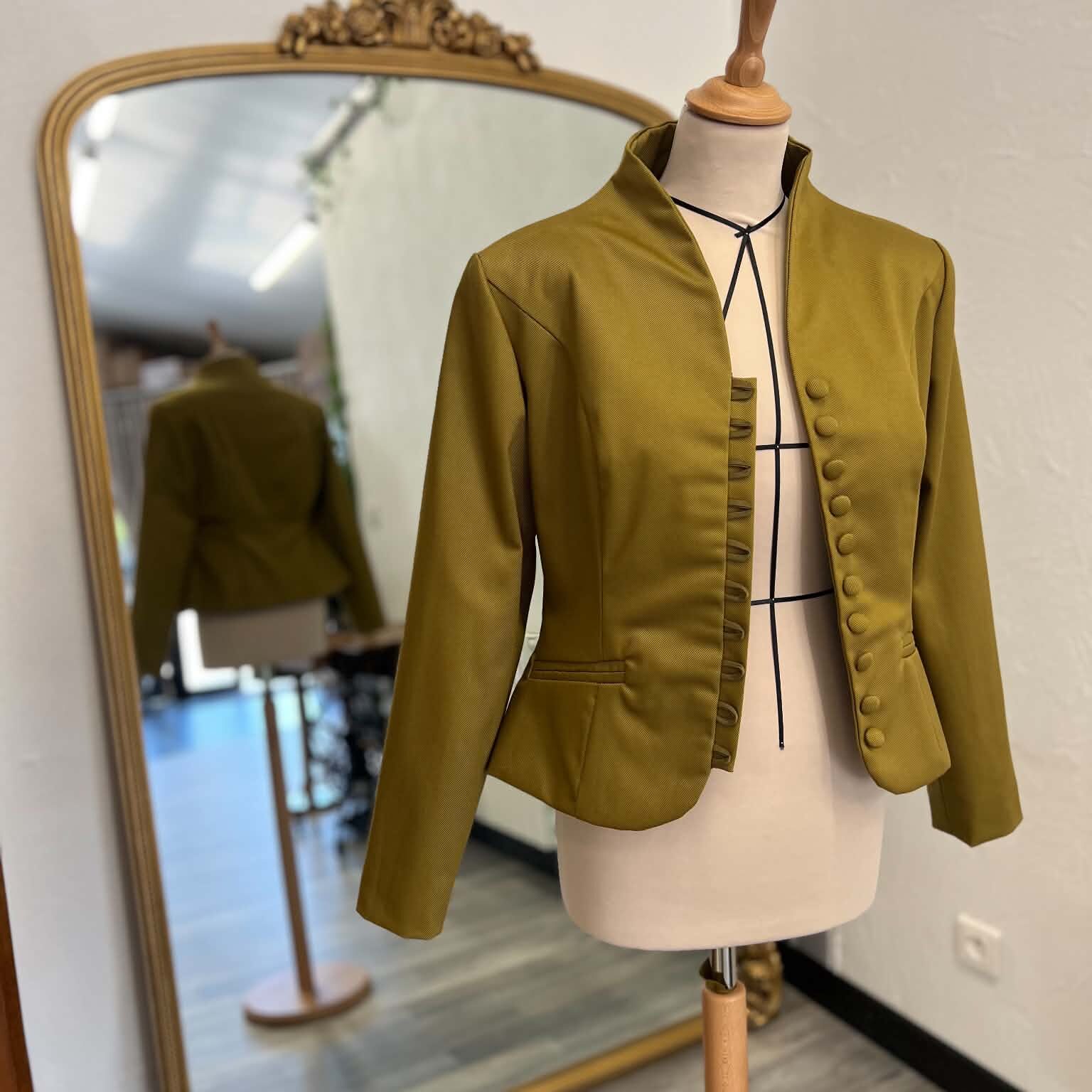 Veste sur mesure de Josiane par CréatiBreizh