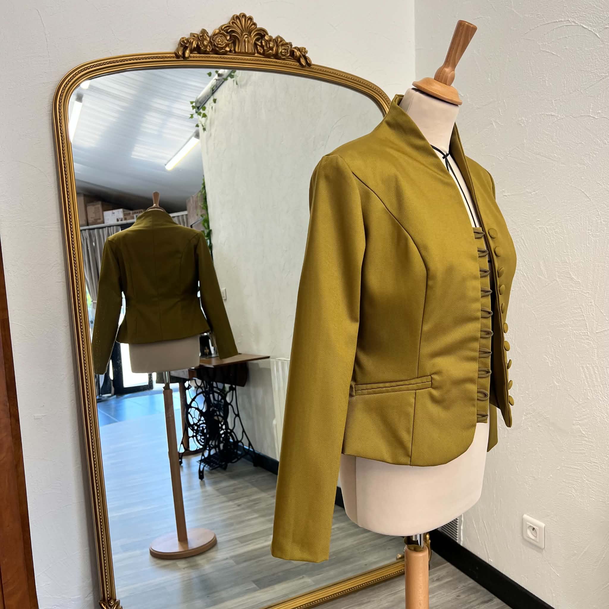 Veste sur mesure de Josiane par CréatiBreizh