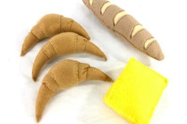 Viennoiserie en feutrine